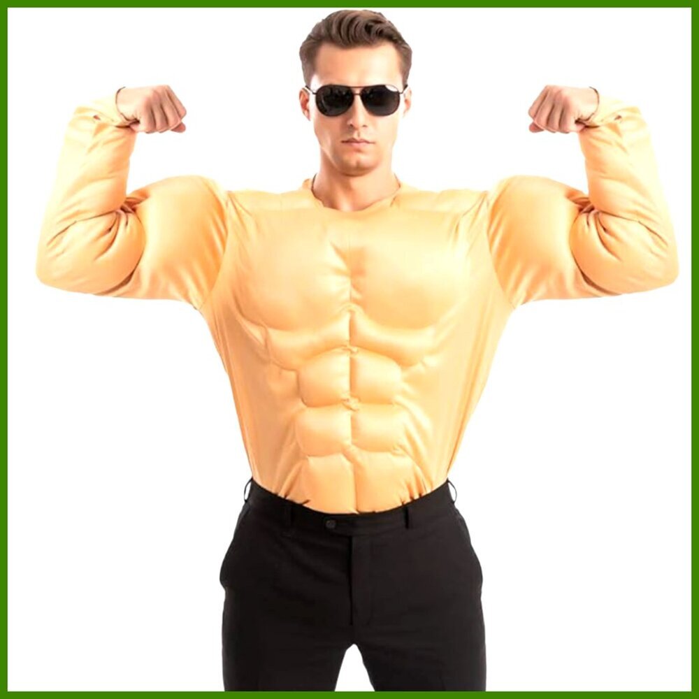 Polyester Muscle Suit for Halloween Costume Roleplay